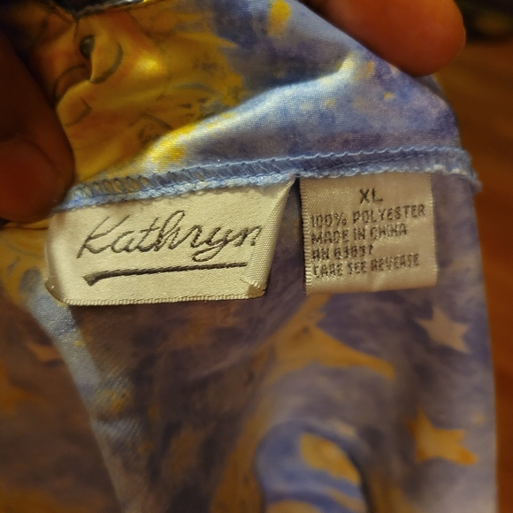 Kathryn Y2K Celestial Spaghetti Strap Crop Top Women's XL - Picture 3 of 3